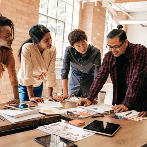 Team collaboration on product innovation and development projects