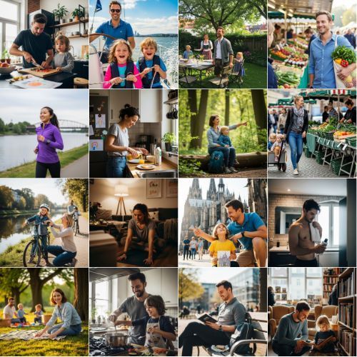 Diverse consumer behaviors and lifestyles showcasing research and data insights